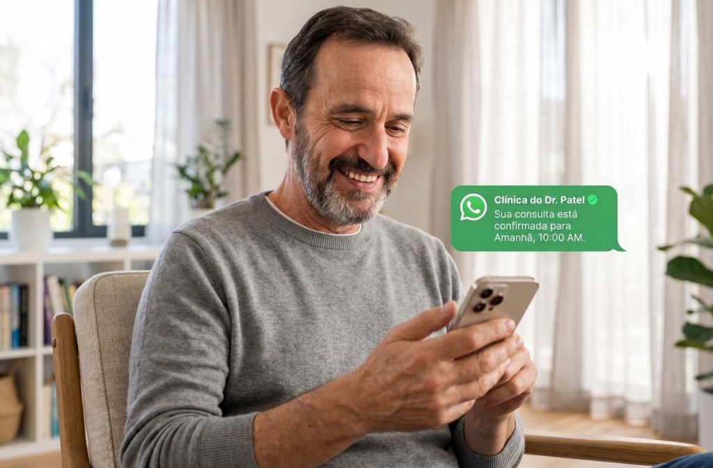 OnMed Melhor Software para notificação de paciente via WhatsApp