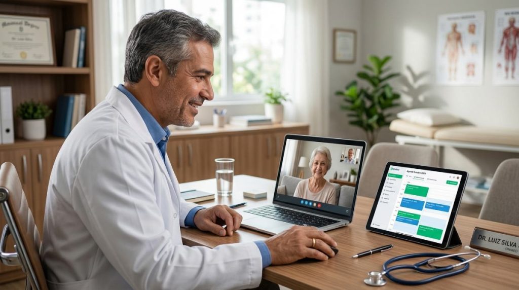 OnMed sistema de teleconsulta integrada a agenda médica